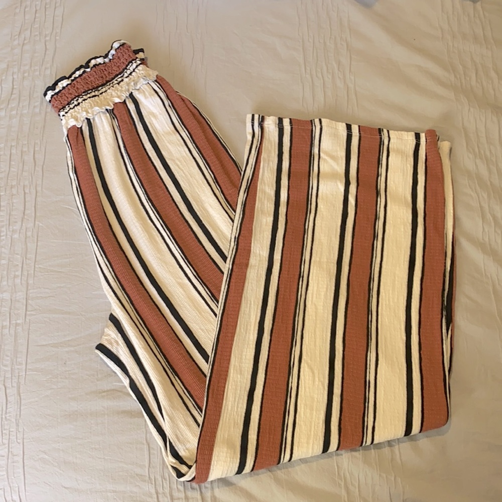 Scrunch waist & Flare leg Pants